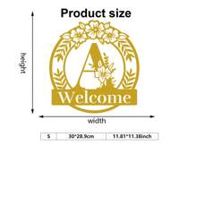 1pc Creative Letter A Decorative Wall Hanging Art, Available In Multiple Colors And Sizes, Suitable For Living Room, Bedroom And Other Indoor Spaces, Creates A Decorative Atmosphere