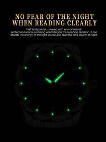 BINBOND 2 件情侣石英表罗马数字时尚不锈钢防水男士腕表女士情侣手表情人节礼物 - 金色 - 查看 10