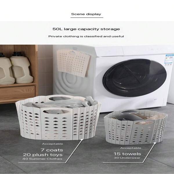 Cesta plegable multifuncional para ropa sucia, cesto de lavandería, cesta de lavandería portátil, almacenamiento montado en la pared