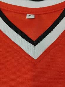 KTYSDE Men's #15 Syracuse Orange Embroidered Basketball Jersey, Loose Fit Sleeveless V-Neck Tank Top, Suitable For Basketball, Sports, Running, Gym, Streetwear, - Orange - View 5