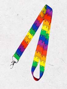 2pcs (1 Lanyard + 1 Card Holder) Colorful Cartoon Lanyard With Card Holder, For Keys, Key Chain, Badge, ID Card, Credit Card, Passcard, Cord, Rope, Phone Charm, Accessories, Detachable,School Supplies,Back To School