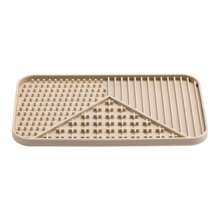 1 pièce Tapis d'alimentation pour animaux de compagnie en silicone, distributeur lent anti-morsure et facile à nettoyer, pad de léchage pour chats et chiens, protège le système digestif des animaux de compagnie