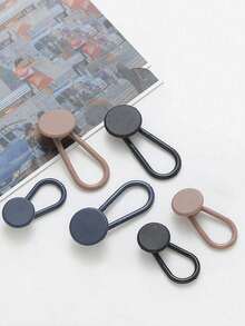 2/3pcs Elastic Rubber Waistband Extender, Women's Elastic Button Pants Waist Extender With Metal Button Hook & Extender, Pants Waistband Stretcher With Adjustable Length Button, Pants Extender For Maternity, Waistband Extenders Jean, Pants Button Extender For Men And Women's Pants, Jeans, Skirts, Dress, Travel Accessories