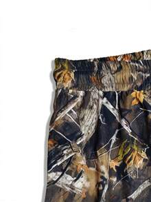 Men's All-Over Print Summer Drawstring Casual Shorts With Pockets - Multicolor - View 4