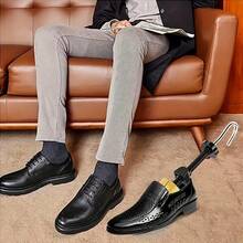 1pc Unisex Shoe Stretcher, Multi-Function Shoe Expander - Adjustable Length And Width For Men And Women - Prevents Creases And Deformation - Yellow - View 3