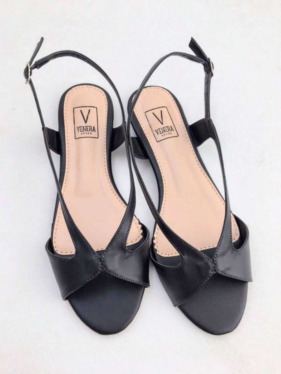 Sandals With Buckle Ref: 756 - màu đen - Xem 1