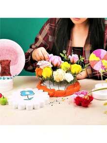 10/5/3/1 件白色固体泡沫，用于鲜花和人造花插花的泡沫块，可用于婚礼装饰、DIY 插花、派对装饰、花园装饰、商场装饰