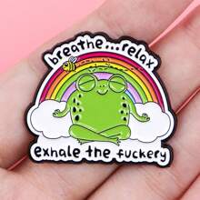 Broche de esmalte divertido, alfileres de solapa, insignias para mochilas, joyería de moda, accesorios para mujeres