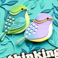 1pc Metal Cutting Die Bird Habitat DIY Scrapbook Paper Craft Knife Die Blade Punching Template Mold - Silver - View 1