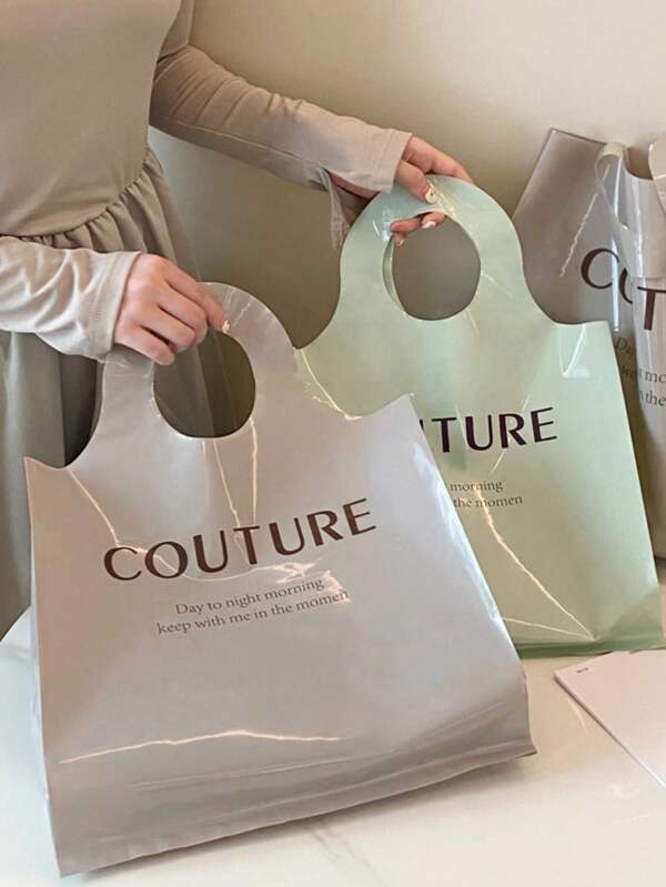 Hot-Selling Clothing Store Thickened Plastic Hand-Held Shopping Bags, Gift Packaging Bags For Clothes, Wholesale In Stock
