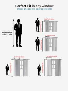 Cortinas opacas (media luna), aislamiento de calor, adecuadas para sala de estar, dormitorio, cocina o baño