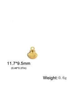 1 peça de aço inoxidável bonito mini sol e estrela do mar pingente, faça você mesmo jóias fazendo acessório para pulseira, colar, brincos