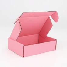 20pcs Colorful Double-Sided Gift Boxes, Folding Packaging Boxes, Express Boxes, Gift Boxes, Storage Boxes, Corrugated Cardboard Transport Boxes, Suitable For Small Businesses, Transport, Packaging, Storage, Crafts, Mailing, Holidays, Birthdays, Weddings, Parties And Various Holiday Gift Packaging (Colors Are Handmade, So There May Be Slight Color Differences)