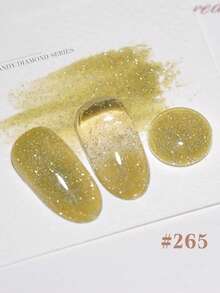 12 件 2025 新款情人节礼物春夏冰糖碎钻细闪星光闪耀炫彩梦幻精致透明凝胶指甲油，夏季色彩搭配细磁粉用于美甲，搭配底漆和面漆，需要紫外线，植物基凝胶 12 色套装适合初学者、家庭、办公室、通勤、约会、无病毒，沙龙级风格，可保持 28 天。