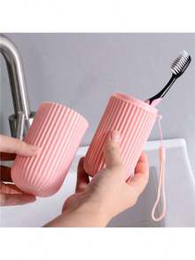 1/4 pièces Gobelet de rinçage, gobelet de voyage portable, design compact, gobelet pour brosse à dents, gobelet de rangement, gobelet multifonction, kit dentaire portable, convient pour le voyage, le stockage, la salle de bain, les outils de lavage, de retour à l'école