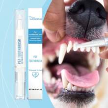 Gel reparador oral para mascotas que elimina el mal aliento y el sarro. Cuidado refrescante para los dientes de mascotas. Bolígrafo para limpieza dental de mascota