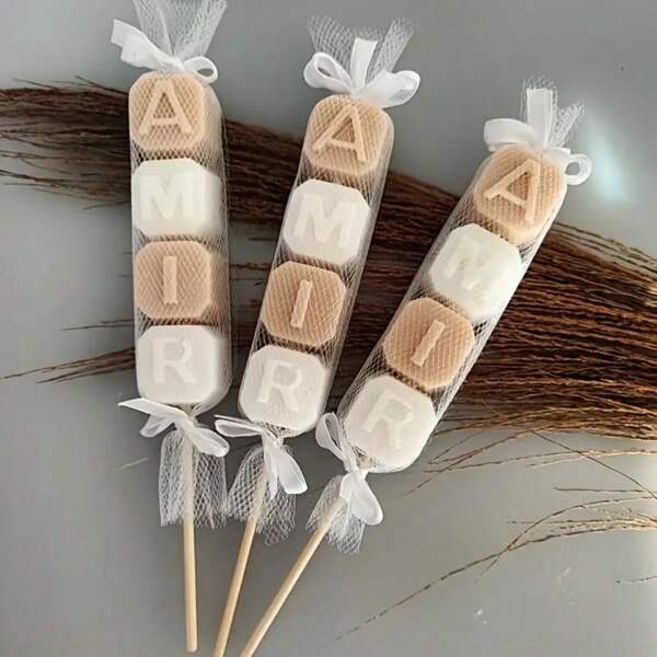 1 Juego de moldes de silicona con letras y números, molde para hacer colgantes con letras y números en resina epoxi, manualidades con yeso, moldes para hacer dígitos, adornos y velas, suministros para hacer adornos caseros