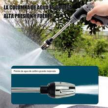 NINOTO Pistola de agua Para Lavado Autos Portatil Hidrolavadora Electrica para lavar carro - Negro - Ver 3