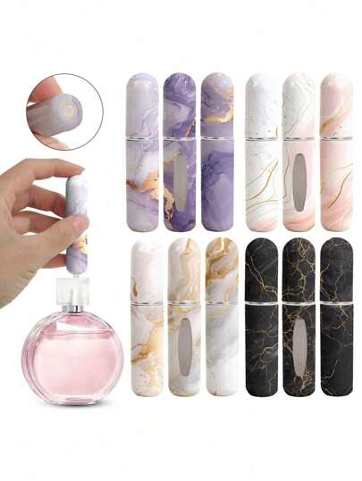 1/4pcs-Mini Refillable Perfume Portable Atomizer Bottle Refillable Perfume Spray, Refill Pump Case For Traveling And Outgoing, Perfume Bottle