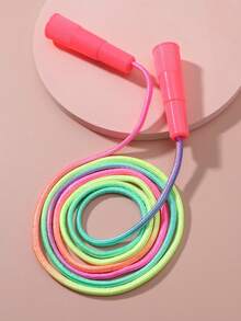 1pc Ombre Skipping Jump Rope Gym Accessories - Pink - View 3