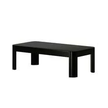 Plank+Beam Solid Wood 48"" Modern Rectangular Coffee Table, Coffee Table For Living Room, Black - Multicolor - View 4