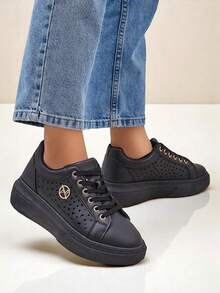 Damen durchbrochene Sportsneaker