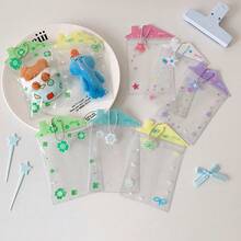 Transparent Glitter Cute Frog Penguin 3 Inch Pvc Student Girl Heart Card Holder Small Card Random Card Organizer Card Back To School - Multicolor - View 8