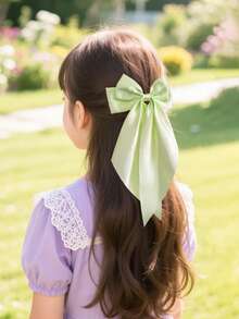 1 件大蝴蝶结发夹可爱发夹发带发饰适合女孩适合节日、生日派对和日常使用