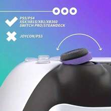 Precision Rings | Aim Assist Motion Control For Playstation 4 (P4), P5, XBX, Switch Pro & Scuf Controller (Black/Purple/Green)