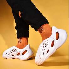 Women Men Casual  Sports Shoes Sandals Breathable Foam Runner Shoes Outdoor Walking Slippers Garden Clogs Slip On Beach Sandal Summer Water Shoes For Unisex - Blanco - Ver 9