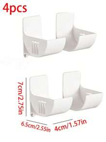 4 piezas Estante de almacenamiento para bolsas de basura sin perforar, estante de almacenamiento ajustable para la cocina, adecuado para bolsas de basura, film transparente, paraguas, rodillo de cocina, estante para film transparente, estante de cocina, estante para fregadero, organizador de armario de cocina, almacenamiento y organización de cocina, pequeños utensilios de cocina, contenedor de almacenamiento de cocina, regalo para el día de la madre