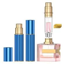 Perfume Travel Refillable Bottle,Bottom-Filling Perfumes Atomizer,Mini Cologne Dispenser, Portable Fragrances Sprayer Pocket Size Perfume Container For Women Men Cruise Trip Gift-F809SJ