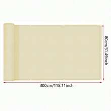 灰色不透明隐私屏风，防紫外线罩，适用于公寓阳台栏杆、户外露台、平台、门廊 - 彩色 - 查看 23