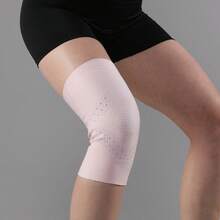 VBOSI 1pc 3D Knitted Knee Sleeve - Breathable Anti-Slip Compression Sleeve, Suitable For Basketball, Running And Fitness, Unisex - Multicolor - View 17