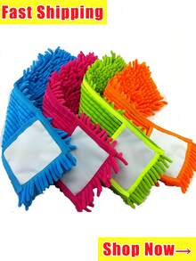 وسادات مسح من الألياف الدقيقة قابلة لإعادة الاستخدام - بدون استخدام اليدين، قابلة للغسل في الغسالة، لا تتساقط، مناسبة لتنظيف الأرضيات الخشبية والبلاط والأرضيات المصنوعة من الخشب الرقائقي - تناسب معظم المساحات المسطحة، أداة تنظيف أنيقة | وسادات مسح قابلة لإعادة الاستخدام وقوية