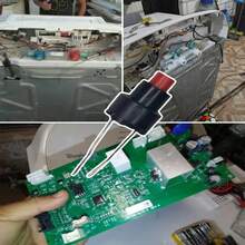 5 interruptores impermeables para lavadora, adecuados para el interruptor impermeable de la lavadora Whirlpool. - Negro - Ver 3