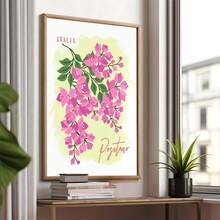1PC Italy Fruit Market Poster Amalfi Coast Art Travel Aesthetic Prints Canvas Painting Wall Art Pictures Home Room Modern Decoration Optional Frame ,Wall Art With Frame - Multicolor - View 4