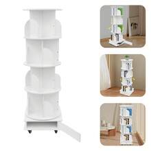 YUNRUX Bookcases - White - View 1