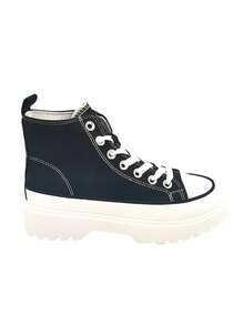Women's Canvas Shoes, Minimalist And Practical, Versatile - Black - View 3