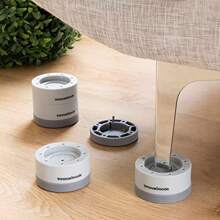 InnovaGoods Conjunto de pés antivibração InnovaGoods® Novib, 4 bases de apoio antivibração, bases antiderrapantes para suporte firme, antivibração e antimovimento, base universal e multiuso.