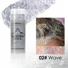 1PC/3PCS/6PCS Holographic Glitter Gel, Long-Lasting Waterproof And Sweat-Proof Party Glitter, Suitable For Stage Performances, Dazzling, Mermaid Theme Holographic Thick Glitter Festival Carnival Accessories
