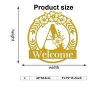1pc Creative Letter A Decorative Wall Hanging Art, Available In Multiple Colors And Sizes, Suitable For Living Room, Bedroom And Other Indoor Spaces, Creates A Decorative Atmosphere
