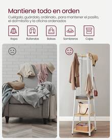 Coat Racks - White - View 8