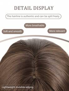 10 Inch Synthetic Wig For Women Wig Bangs Wig Heat Resistant Wig For Daily Party Use - Multicolor - View 8