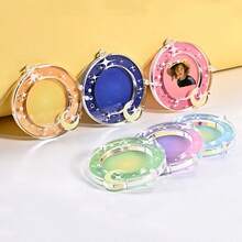 Personalized UV Printed Souvenir Storage, Can Print Photo, Name, Birthday, Pin Badge/Enamel Pin, Acrylic Bar Coaster Storage Frame, Badge Display Box, Animation Peripheral Bar Coaster Brick