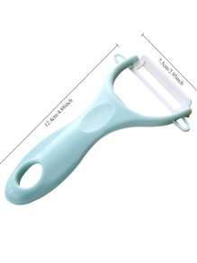 1/2/4pcs Ceramic Peeler, Plastic Handle - Ideal For Potatoes And Fruits, Must-Have For Outdoor Kitchen, Outdoor Cooking Tool | Ergonomic Design | Ceramic Blade