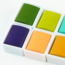 Set di pittura ad acquarello da 12/24/36/48 colori con pennelli ad acqua, forniture artistiche, per artisti, hobbisti amatoriali e appassionati di pittura