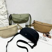 Waterproof Nylon Shoulder Bag, Neutral And Practical, Women's Diagonal Shoulder Bag, Handbag, Diagonal Shoulder Bag, Perfectly Matches Your Outfit And Style, The Best Gift For Yourself And Your Family - 綠色 - 查看 6