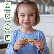 Caja 4 en 1, Rompecabezas, Juguete del rompecabezas con diseño de animales de dibujos animados, juguete educativo para niños, juego de emparejamiento educativo, juego de emparejamiento de formas, juegos de aprendizaje fonético, juguetes fáciles de usar, desarrollo cognitivo mejorado, diversión de aprendizaje temprano, escuela, estudiante, papelería, útiles escolares, regalo de vuelta a la escuela, niño, niña, regalo de cumpleaños para niños