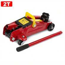 2 Ton Tonne Hydraulic Trolley Floor Jack With Plastic Storage Carry Case Car Van - Red - View 5